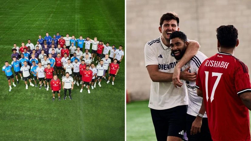 Manchester United and Team India Manchester United and Team India