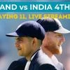 England vs India 4th Test playing 11 news