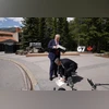 Keir Starmer picks up papers dropped by President Donald Trump at the G-7 Leaders' Summit in Kananaskis, Canada, on June 16