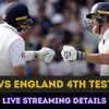 ENG vs IND 4th Test broadcasting details