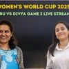 FIDE Women’s World Cup 2025 Final Game 2