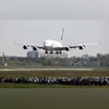 An Airbus A380 airplane during its maiden flight in France in 2005. An Airbus A380 airplane during its maiden flight in France in 2005.