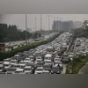Traffic jam, Traffic, Delhi Gurugram Expressway Traffic jam, Traffic, Delhi Gurugram Expressway