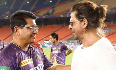 IPL 2026: KKR part ways with head coach Chandrakant Pandit after 2 seasons Chandrakant Pandit with Shahrukh Khan
