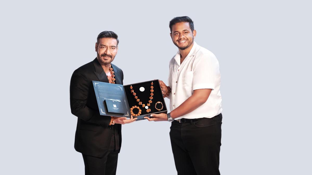 Ajay Devgyn with Sukritya Khatiwada