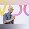 Apple CEO Tim Cook rallied employees around the company's AI efforts