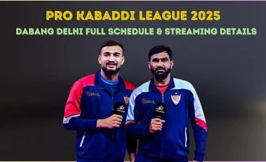 PKL 2025: Dabang Delhi full squad, schedule and live streaming details PKL 2025: Dabang Delhi full squad