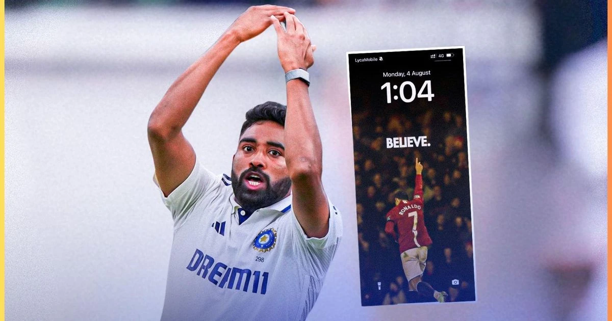 ¿Cómo Cristiano Ronaldo alimentó el fuego de Mohd Siraj antes de ganar la prueba ovalada?