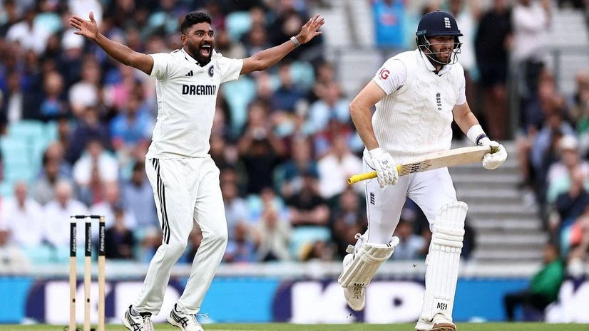 Mohammed Siraj during Oval Test Mohammed Siraj during Oval Test