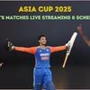 Asia Cup 2025: India's match list, date and time, live streaming details