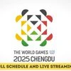 World Games 2025: India contingent, full schedule; all you need to know
