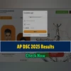 AP DSC Results 2025 AP DSC Results 2025