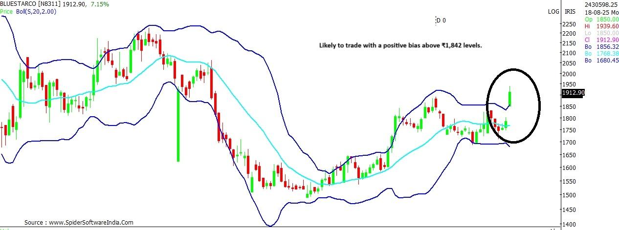 Blue Star stock chart