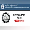 NEET PG Result 2025 NEET PG Result 2025