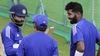 Indian players in training