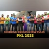 PKL 2025 schedule, squads, teams, new kabaddi rules, live streaming