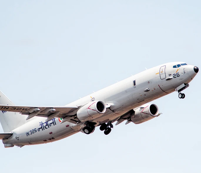 An Indian Navy P-8I maritime patrol aircraft Blueprint, India-US relations, Donald Trump, Narendra Modi