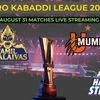 PKL 2025 August 31 matches
