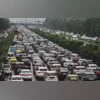 Delhi roads gridlocked ahead of Diwali, commuters face massive jams Traffic jam, Traffic, Delhi Gurugram Expressway