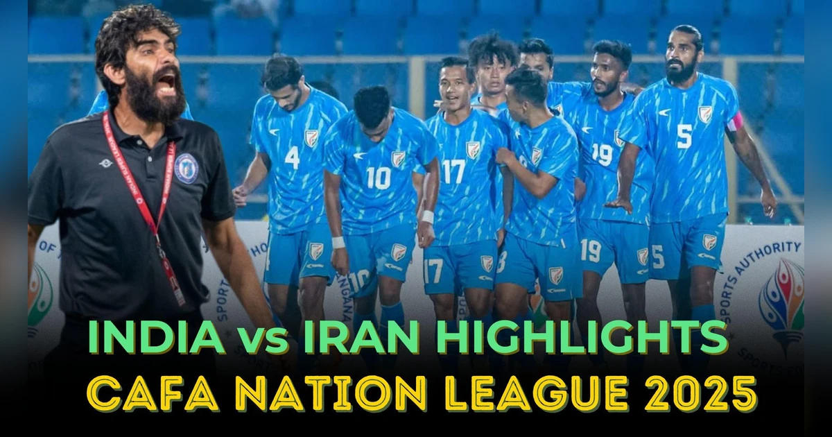 India vs Iran highlights, CAFA Nations Cup 2025: Iran beat India 3-0 ...