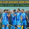 India vs Korea Hockey Asia Cup 2025 final live match timings and streaming
