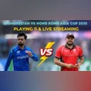Afghanistan vs Hong Kong playing 11