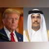 President Donald Trump, Qatari Prime Minister Sheikh Mohammed Bin Abdulrahman Al Than