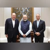 HSBC Chairman Mark Tucker and CEO Georges Elhedery met Prime Minister Modi