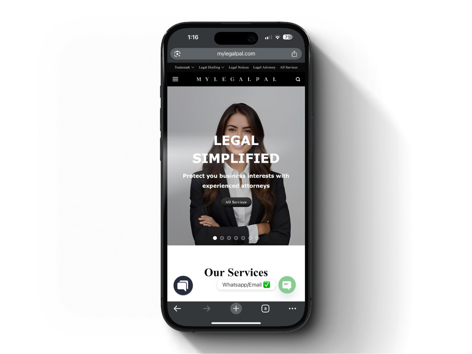 Tennis player James Blake