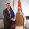 Dmitry Patrushev, russian deputy PM with PM Modi Dmitry Patrushev, russian deputy PM with PM Modi