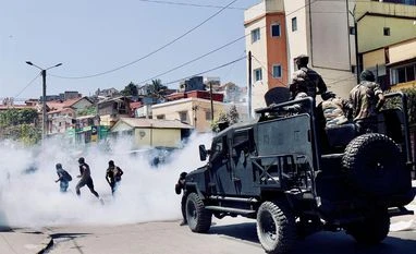 Madagascar's Gen Z protesters clash with police, demand president's removal Malagasy riot police use tear gas to disperse protesters during a demonstration against frequent power outages and water shortages, near the University of Antananarivo, Madagascar September 29, 2025 | REUTERS