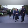 Secretary of State for the Home Department Shabana Mahmood visits the scene at the Heaton Park Hebrew Congregation Synagogue in the Crumpsall suburb of Manchester, England on Oct. 2
