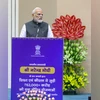 PM Narendra Modi addressing the gathering at Kaushal Deekshant Samaroh held on the sidelines of the unveils of various youth-focused initiatives at Vigyan Bhawan, in New Delhi on October 04, 2025 | Photo: PIB