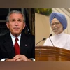 George W Bush, manmohan Singh George W Bush, manmohan Singh
