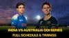 India vs Australia ODI series