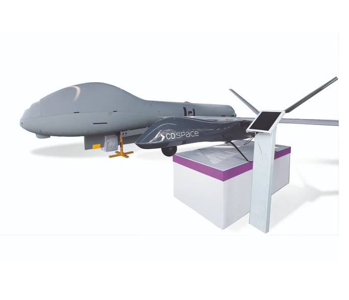 Drishti 10, an Indian variant of the Hermes 900 UAV, co-developed by Adani Defence and Israel's Elbit Systems (Photo: Reuters) Drishti 10, an Indian variant of the Hermes 900 UAV, co-developed by Adani Defence and Israel’s Elbit Systems (Photo: Reuters)