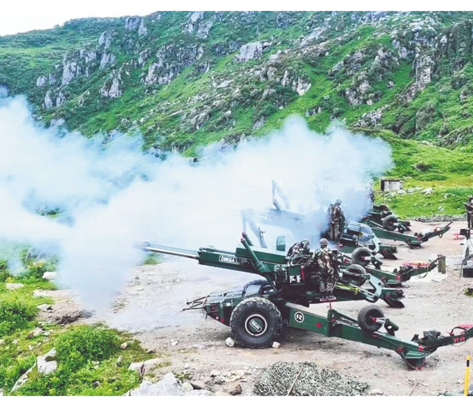 The Indian Army conducts Exercise Divya Drishti in Sikkim to test modern warfare systems (Photo: Indian Army) The Indian Army conducts Exercise Divya Drishti in Sikkim to test modern warfare systems (Photo: Indian Army)