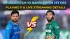 Afghanistan vs Bangladesh 1st ODI Playing 11