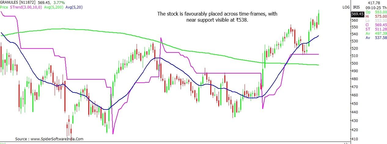 Granules India stock outlook