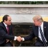 US President Donald Trump and Egyptian President Abdel Fattah el-Sisi
