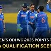 Women's CWC 2025 points table