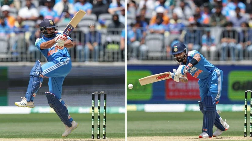 Rohit Sharma and Virat Kohli in Perth Rohit Sharma and Virat Kohli in Perth