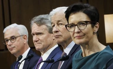 Charles Scharf, Brian Moynihan, Jamie Dimon and Jane Fraser Charles Scharf, Brian Moynihan, Jamie Dimon and Jane Fraser