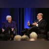 Former Chairs of the US Federal Reserve Janet Yellen and Ben Bernanke in 2019 Former Chairs of the US Federal Reserve Janet Yellen and Ben Bernanke in 2019