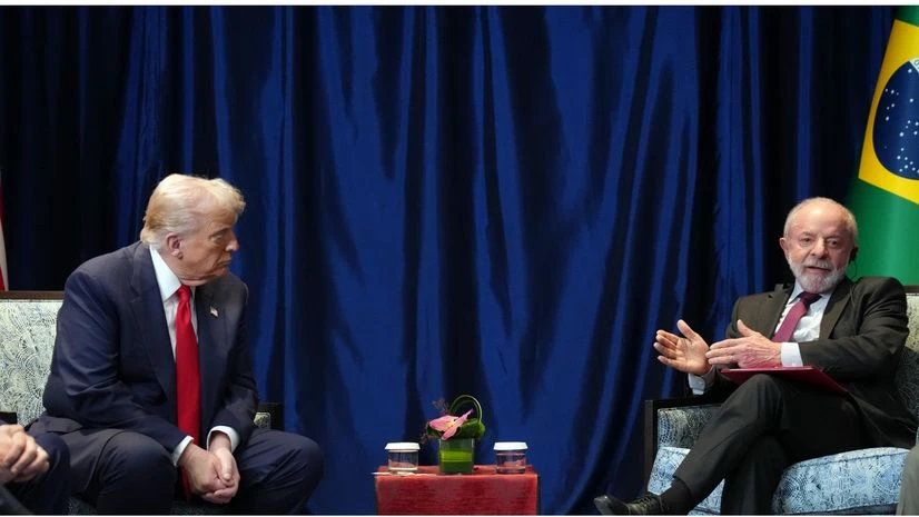 Donald Trump, Lula da Silva US President Donald Trump holds a bilateral meeting with Brazil's President Luiz Incio Lula da Silva in Kuala Lumpur on Oct. 26