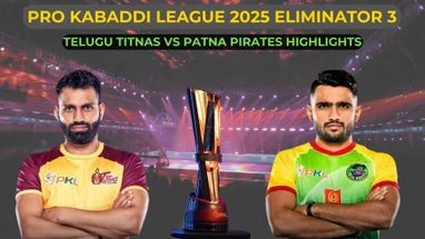 PKL 2025 Eliminator 3 HIGHLIGHTS: Telugu Titans beat Patna Pirates 46-39 to qualify for Qualifier 2 PKL 2025 Eliminator 3 match highlights