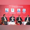 Ripunjai Gaur (Paytm), Sivaramakrishnan Iswaran (Zoho), L Guru Raghavendran (Azentio), and Mayank Sharma (Google) in the BFSI Summit held in Mumbai.