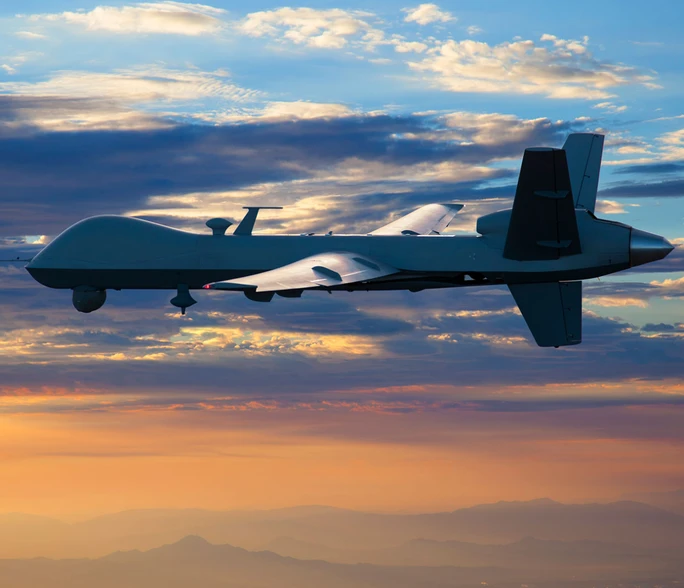 A U.S. MQ-9 Reaper unmanned aerial vehicle (UAV) in flight (Photo: General Atomics) A U.S. MQ-9 Reaper unmanned aerial vehicle (UAV) in flight (Photo: General Atomics)