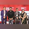 (From left) Pranav Haridasan, MD & CEO, Axis Securities; Ajay Menon, MD & CEO — Retail Wealth, Motilal Oswal Financial Services; Shripal Shah, MD & CEO, Kotak Securities; and Amisha Vora, chairperson & MD, PL Capital Group
