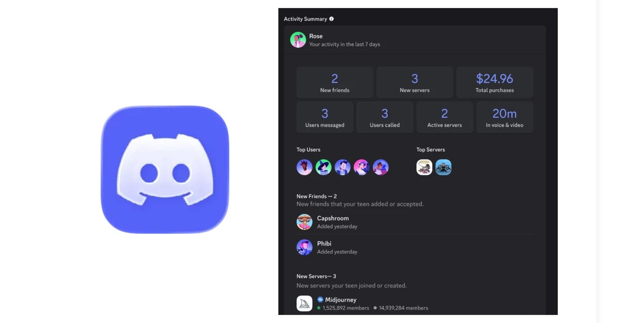 Discord Family Center new parental controls update